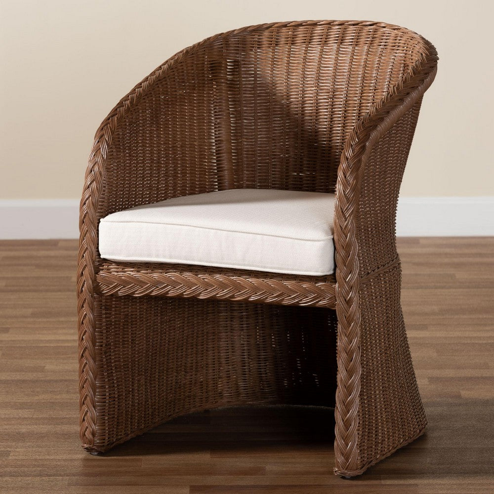 bali & pari - Memphis Arm Chair in Peanut Brown - Memphis-Peanut Brown/Rattan-CC view 8