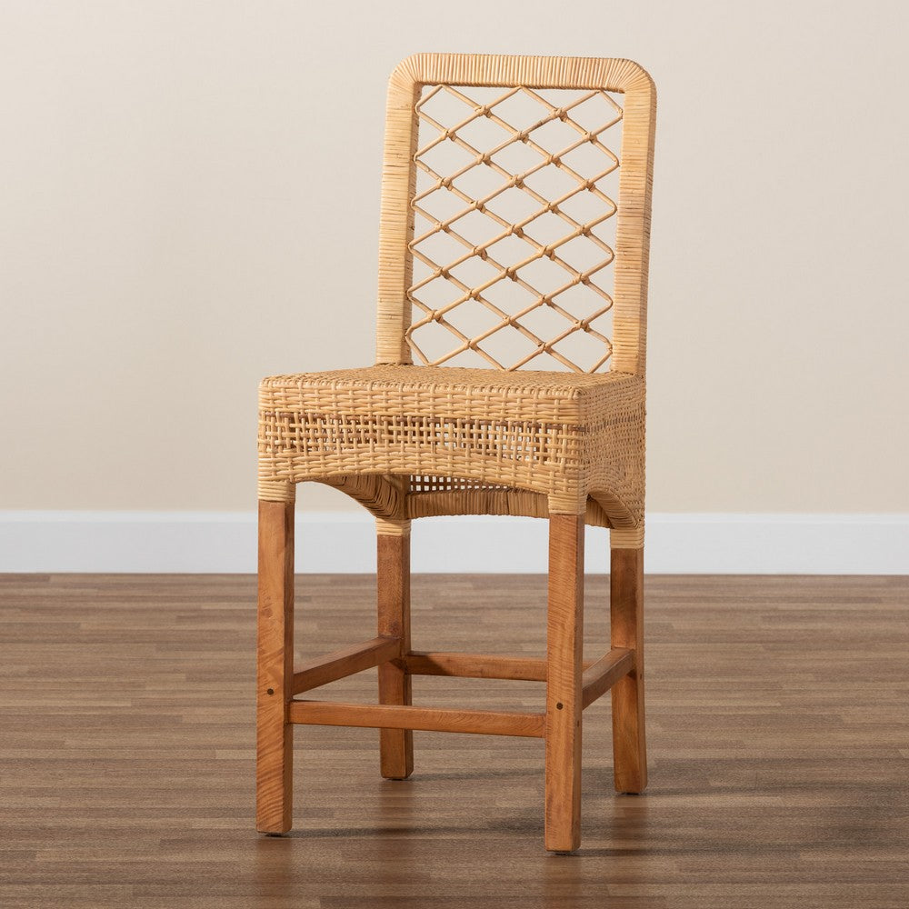 bali & pari - Moscow Counter Stool in Natural Brown/Walnut Brown - Moscow-Teak-CS view 9