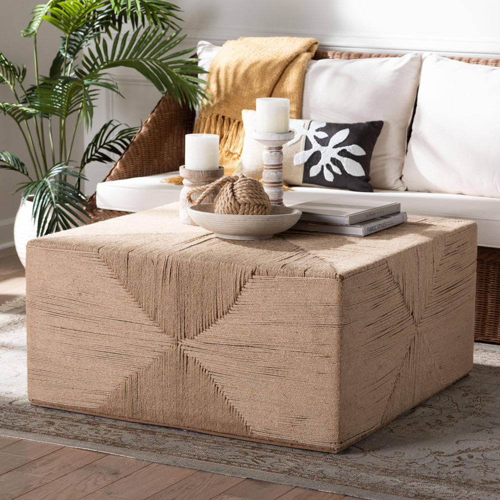 bali & pari - Nakita Coffee Table in Natural Brown - F242-FT2-Coffee Table view 5