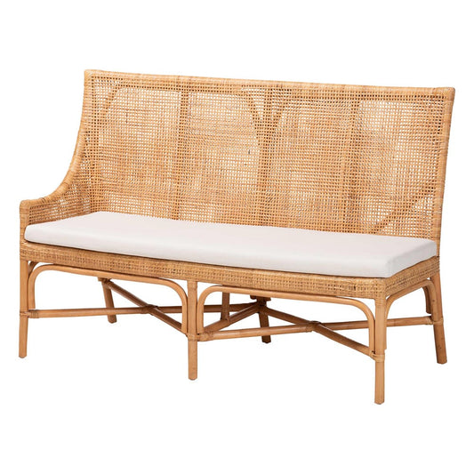 bali & pari - Nantai Dining Set in Light Honey - Baako/Braided-3PC Dining Set view 2