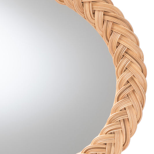 bali & pari - Nara Mirror in Light Honey - WS169-Light Honey Rattan-Mirror view 2