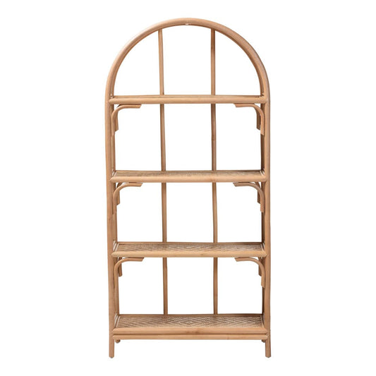 bali & pari - Natania Shelving Unit in Natural - WS148-Natural Rattan-Tall Shelf view 2