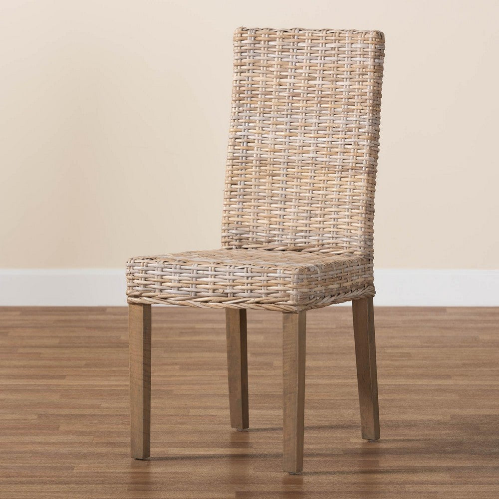 bali & pari - Nevina Dining Chair in Kubu Grey/Rustic Taupe - MD-29605/Desy Kubu-Grey Natural-DC view 9