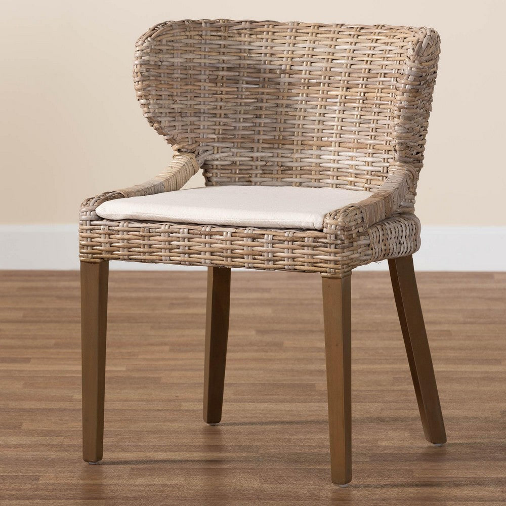 bali & pari - Niesha Dining Chair in Kubu Grey/Rustic Taupe - MD-39222-Kubu Grey/Natural Rattan-DC view 9