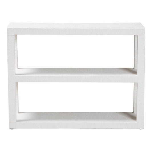 bali & pari - Oaklynn Bookcase in White - FBS204-S347 White-Bookshelf view 2