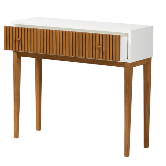bali & pari - Odile Console Table in Natural Brown/White - OND6-Console view 2