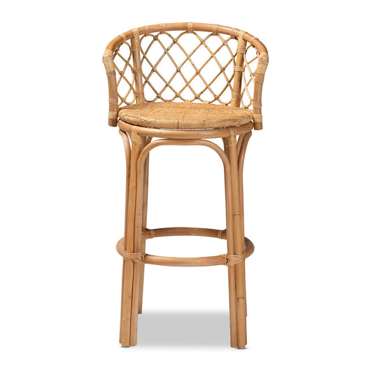 bali & pari - Orchard Bar Stool in Natural Brown - Orchard-Rattan-BS view 2