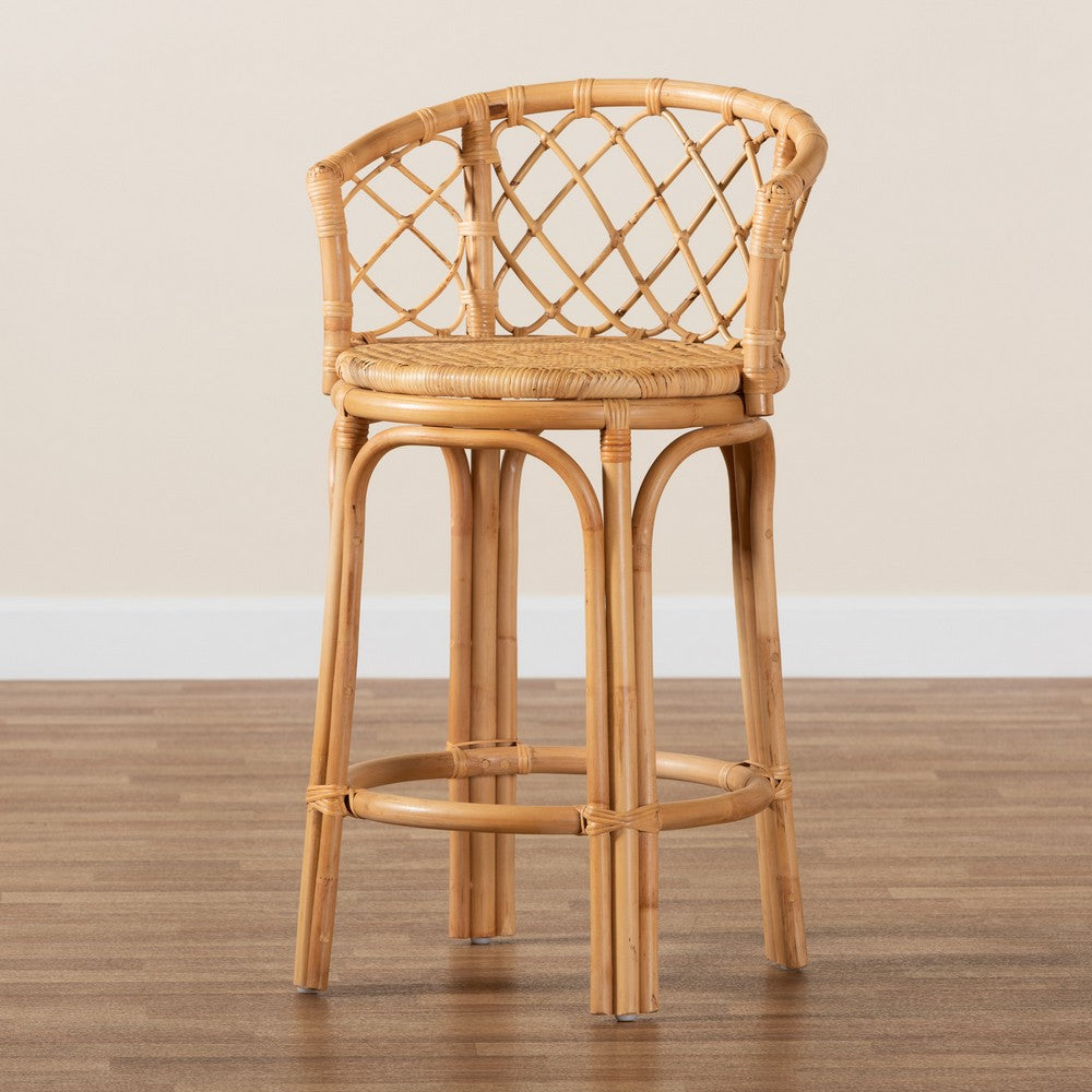 bali & pari - Orchard Counter Stool in Natural Brown - Orchard-Rattan-CS view 9