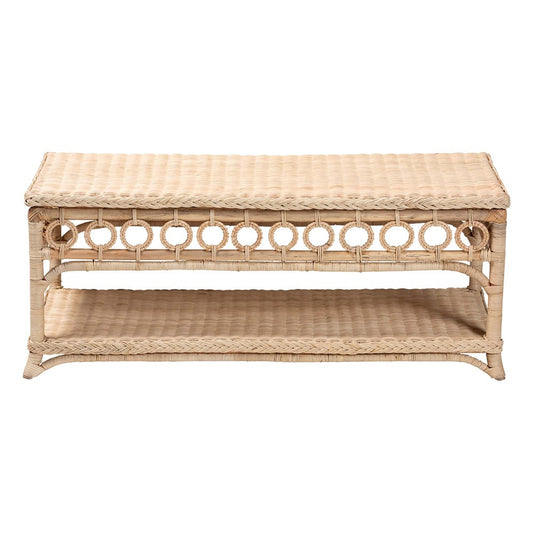 bali & pari - Oxford Coffee Table in Natural - WS121-Natural-Rattan-CT view 2