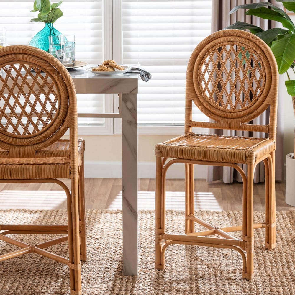 bali & pari - Oxford Counter Stool in Light Honey - Oxford-Light Honey Rattan-CS view 8