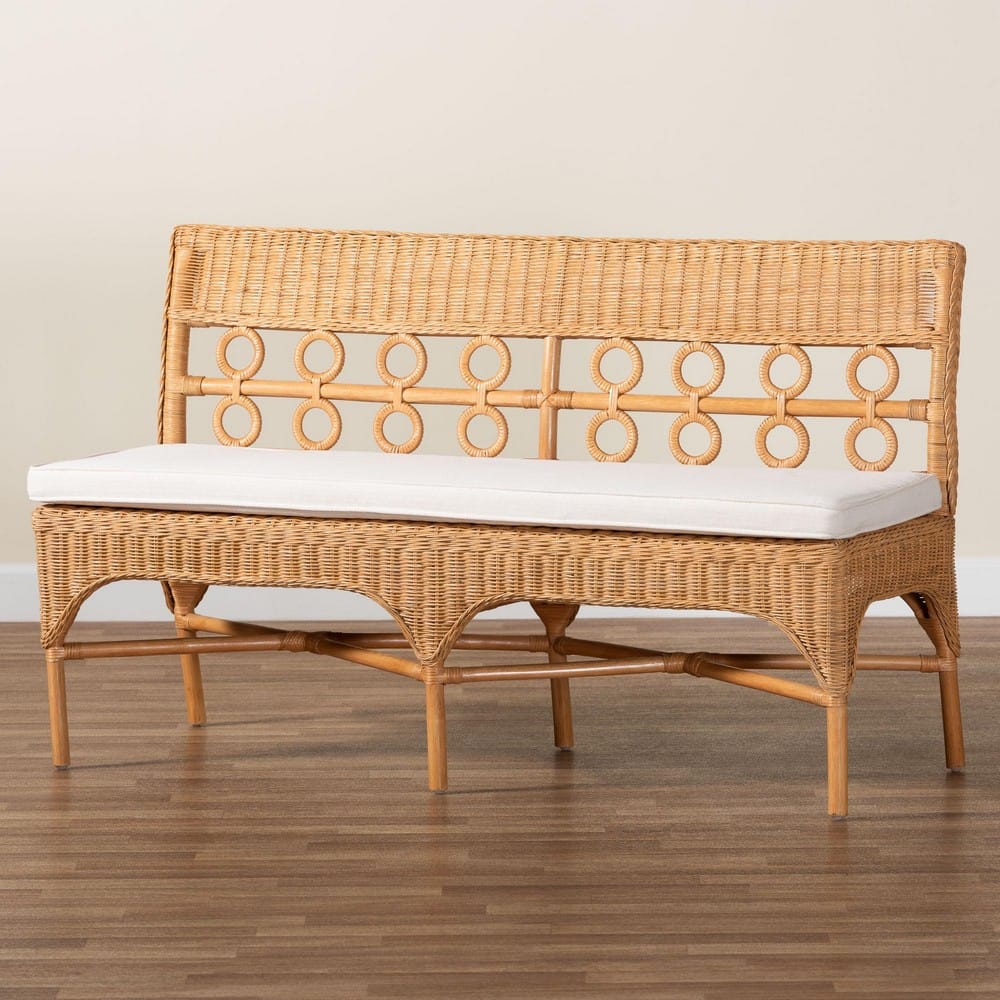 bali & pari - Oxford Dining Bench in Light Honey - Oxford-Light Honey Rattan-Armless-Bench view 9