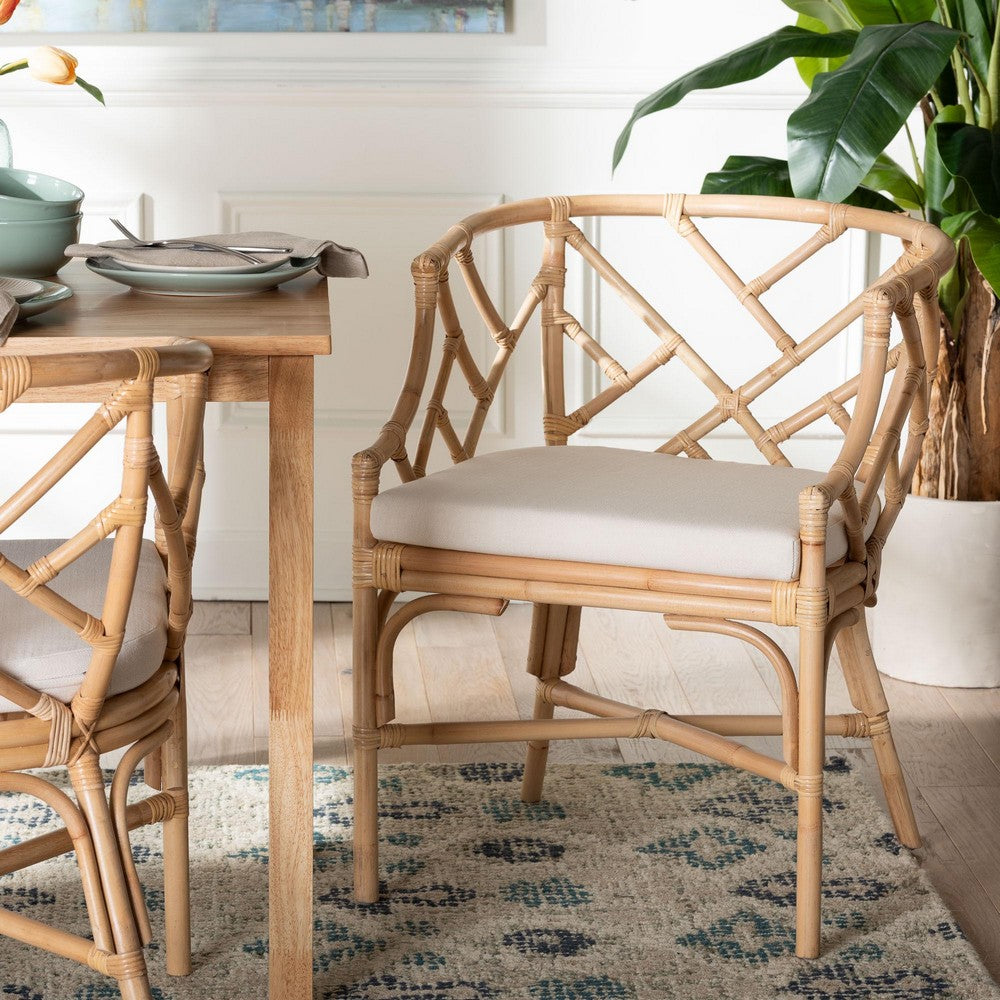 bali & pari - Padma Dining Chair in Natural - Padma-Natural/Rattan-Cushion-DC view 8
