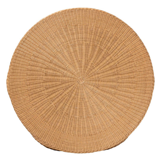 bali & pari - Palm Coffee Table in Honey - Palm-Light Honey Rattan-Coffee Table view 2