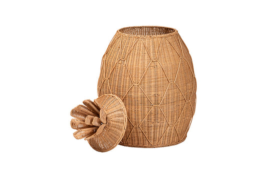 bali & pari - Pelham Basket - WS254-Large-Natural Rattan-Basket view 2