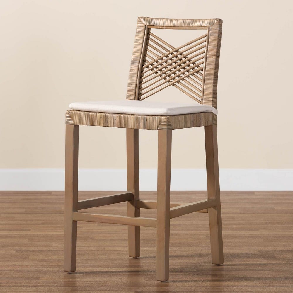 bali & pari - Poltak Counter Stool in Kubu Grey/Rustic Taupe - Poltak-Grey Natural-CS view 9