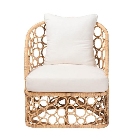 bali & pari - Prisca Chair in Light Honey - Model 2-Light Honey Rattan-CC view 2
