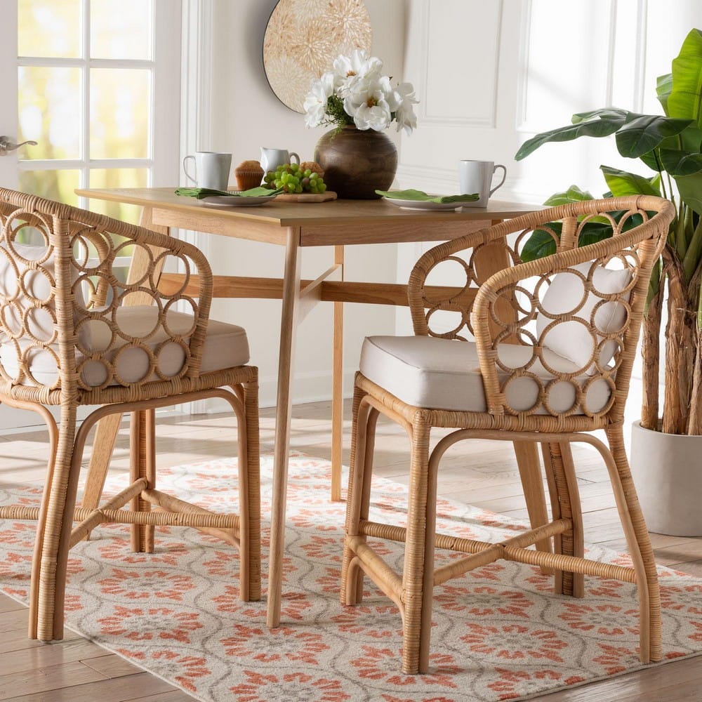 bali & pari - Prisca Counter Stool in Light Honey - Ariel-Light Honey Rattan-Cushion-CS view 8
