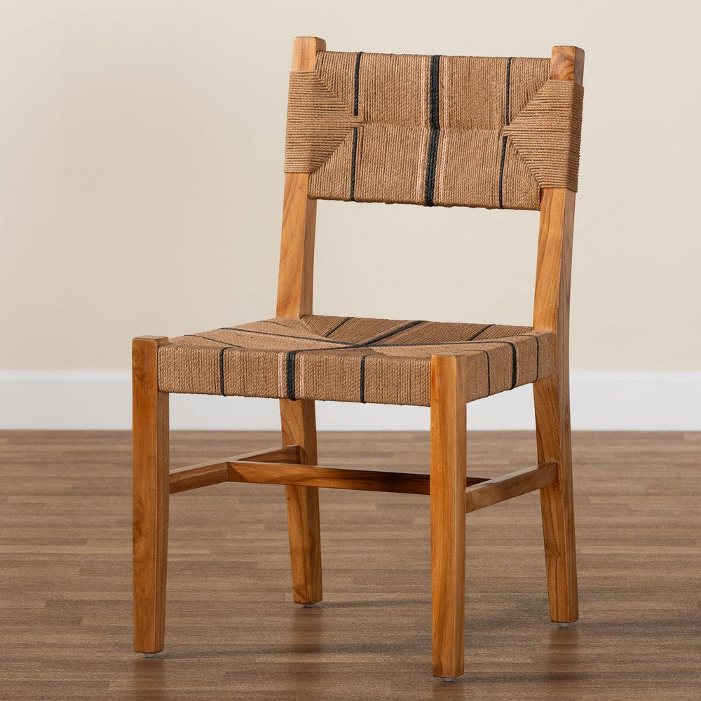 bali & pari - Prita Dining Chair in Brown/Natural Brown - DCC-02-Wood/Brown-DC view 9