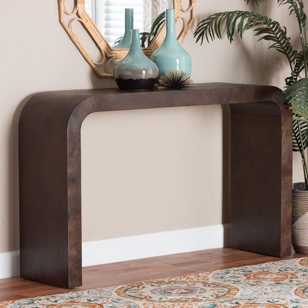 bali & pari - Revelle Console Table in Dark Walnut - SVN-14-Dark Walnut-Console Table view 6