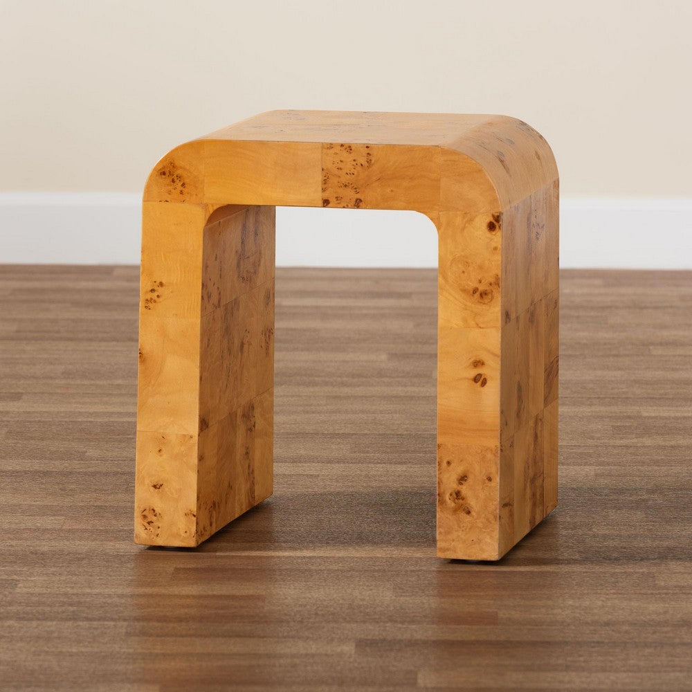 bali & pari - Revelle End Table in Light Mappa Burl - SVN-1140-Natural Burl Op1-Okin-ET view 7