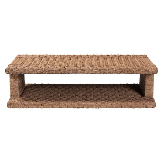 bali & pari - Rhinos Coffee Table in Light Brown - Rhinos-Bleached Light Brown-CT view 2