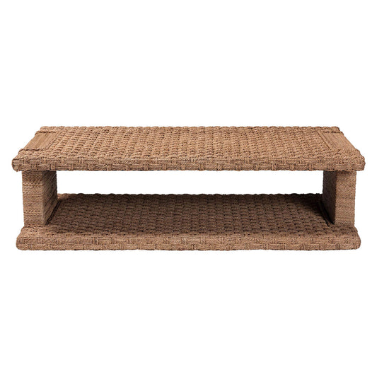 bali & pari - Rhinos Coffee Table in Light Brown - Rhinos-Bleached Light Brown-CT view 2
