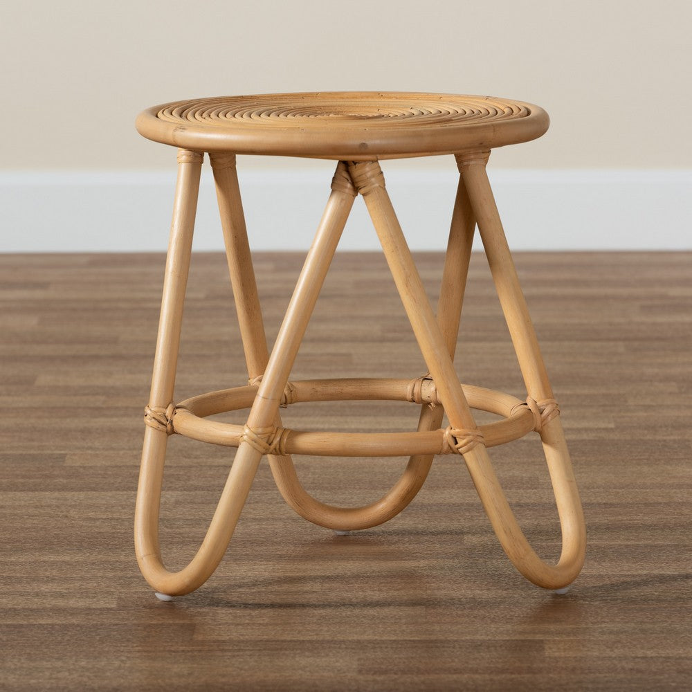 bali & pari - Rinjani End Table in Natural Brown - Rinjani-Rattan-ET view 7