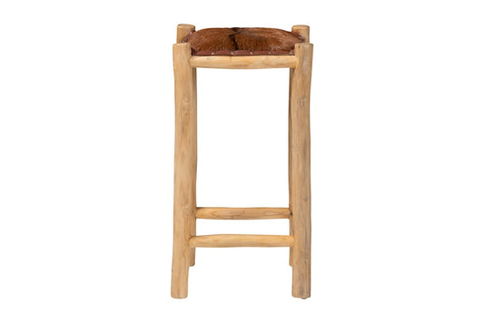bali & pari - Rivera Counter Stool - CGL-01-Goat Leather-CS view 2