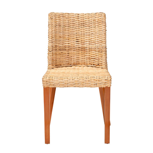bali & pari - Rowen Dining Chair in Light Honey/Honey - MD-38034/Nope-Natural-DC view 2