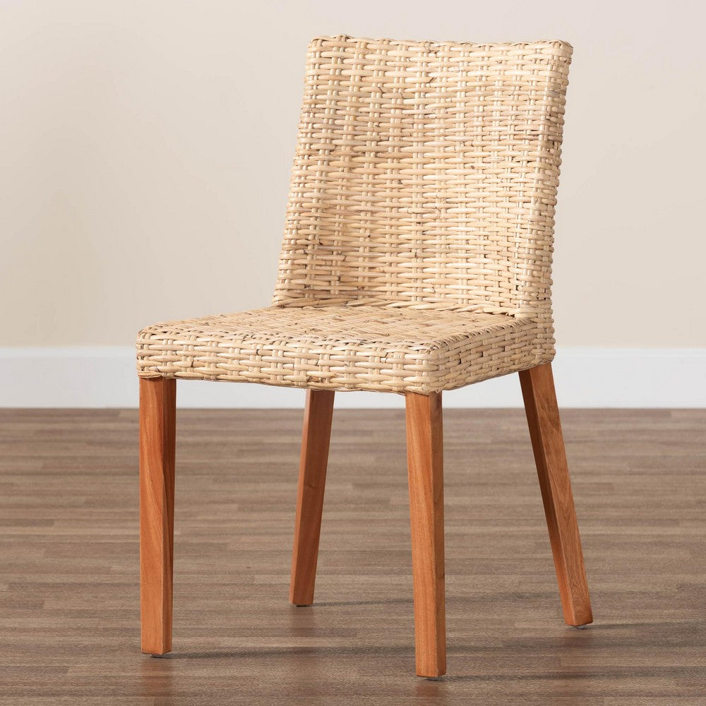 bali & pari - Rowen Dining Chair in Light Honey/Honey - MD-38034/Nope-Natural-DC view 9
