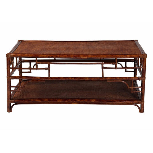 bali & pari - Sebalio Coffee Table in Marbled Tortoise Brown - WS142-Sebalio-Tortoise-Coffee Table view 2