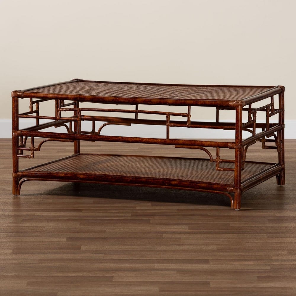bali & pari - Sebalio Coffee Table in Marbled Tortoise Brown - WS142-Sebalio-Tortoise-Coffee Table view 8