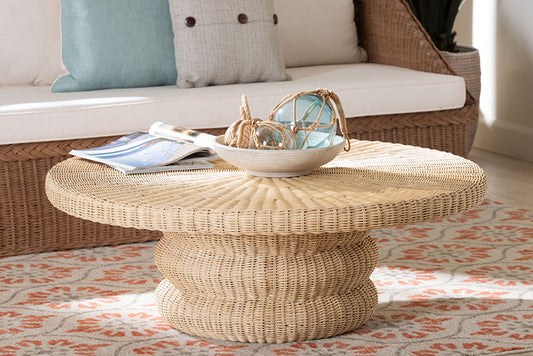 bali & pari - Silvia Coffee Table - Silvia-Natural-Rattan-CT view 2