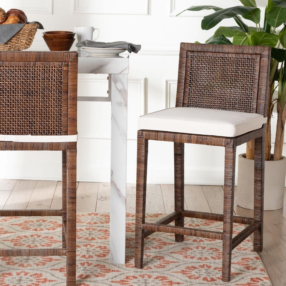 bali & pari - Sofia Counter Stool in Antique Coffee - Sofia-Coffee Antique-CS view 8