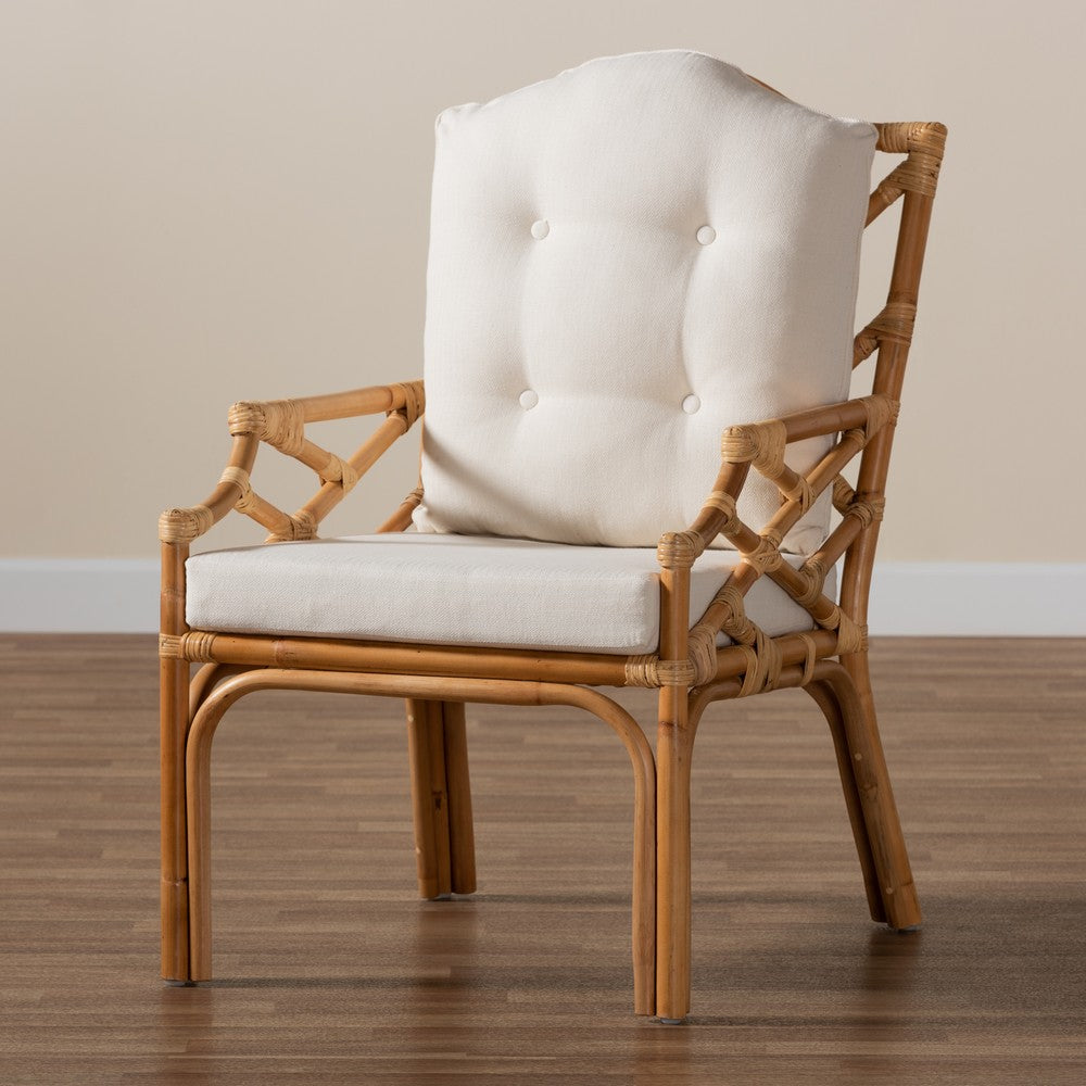 bali & pari - Sonia Chair in Natural/White - Sonia-Natural-CC Arm view 9