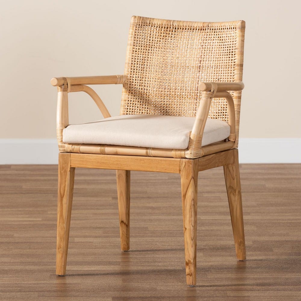 bali & pari - Storsel Dining Chair in Natural Brown/Cream - Storsel-Rattan-DC view 9