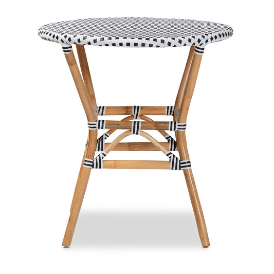 bali & pari - Tavor Dining Table in Black/White/Brown - DC613-Rattan-DT view 2