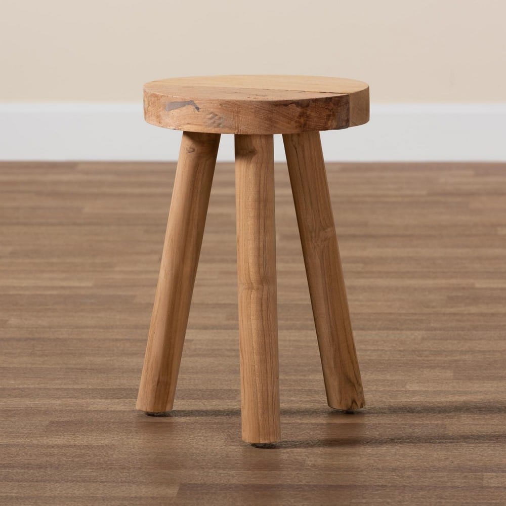 bali & pari - Terah Footstool in Natural Brown - Solo-Natural-Stool view 7
