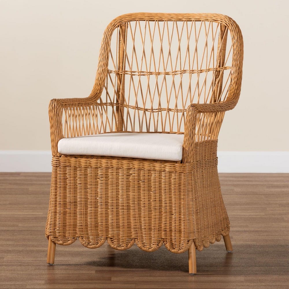 bali & pari - Teresa Chair in Light Honey - Teresa-Light Honey Rattan Cushioned-AC view 9