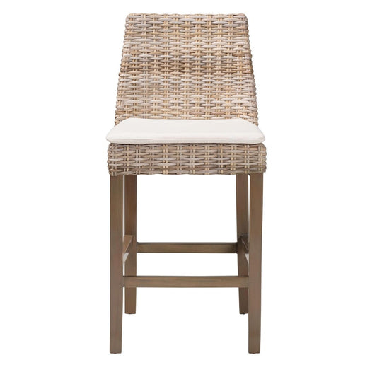 bali & pari - Toby Counter Stool in Kubu Grey/Rustic Taupe - Toby-Grey Natural-CS view 2