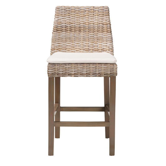 bali & pari - Toby Counter Stool in Kubu Grey/Rustic Taupe - Toby-Grey Natural-CS view 2