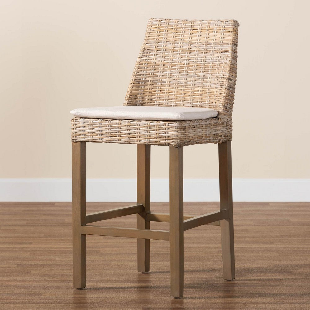 bali & pari - Toby Counter Stool in Kubu Grey/Rustic Taupe - Toby-Grey Natural-CS view 9