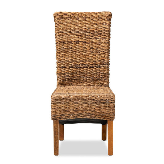 bali & pari - Trianna Dining Chair in Brown/Natural Brown - Florence Highback-Natural-DC view 2