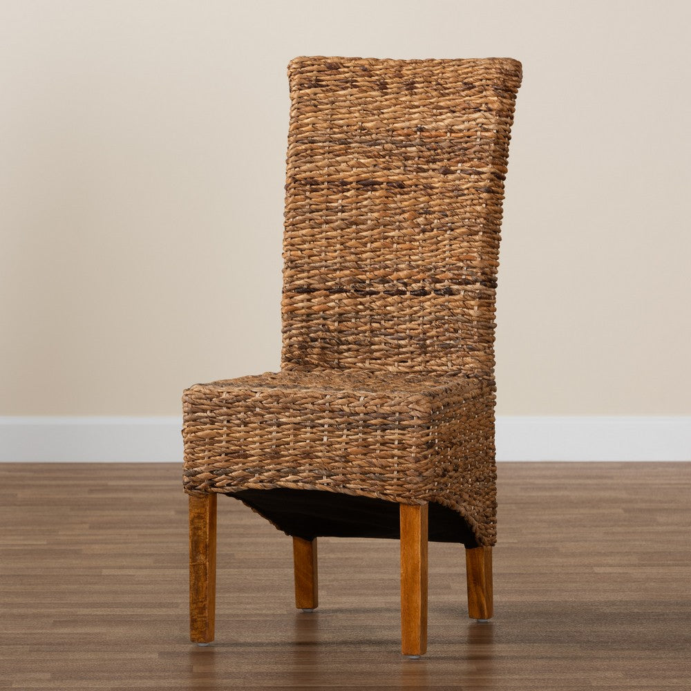 bali & pari - Trianna Dining Chair in Brown/Natural Brown - Florence Highback-Natural-DC view 9