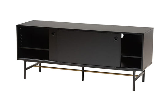 bali & pari - Truett TV Stand - LCF20271-Dark Brown-TV Stand view 2