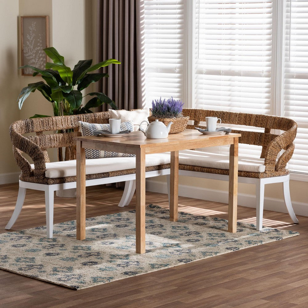bali & pari - Ubud Dining Set in Natural Brown - Ubud/RH7006-3PC Dining Set view 9