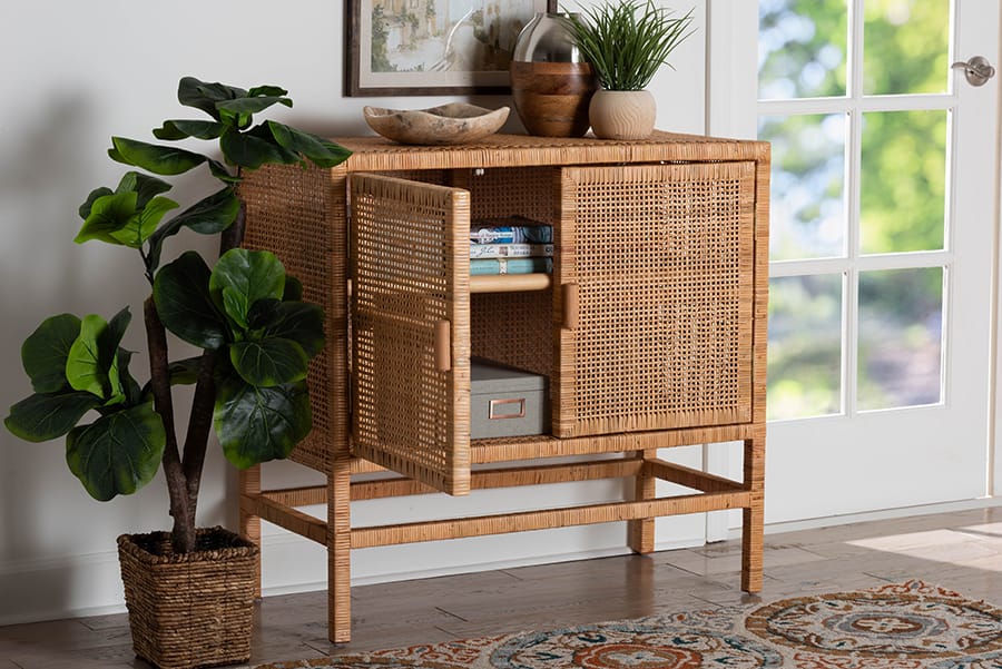 bali & pari - Vivan Storage Cabinet in Natural Brown - Vivan-SVN2630A-Natural-Cabinet view 10
