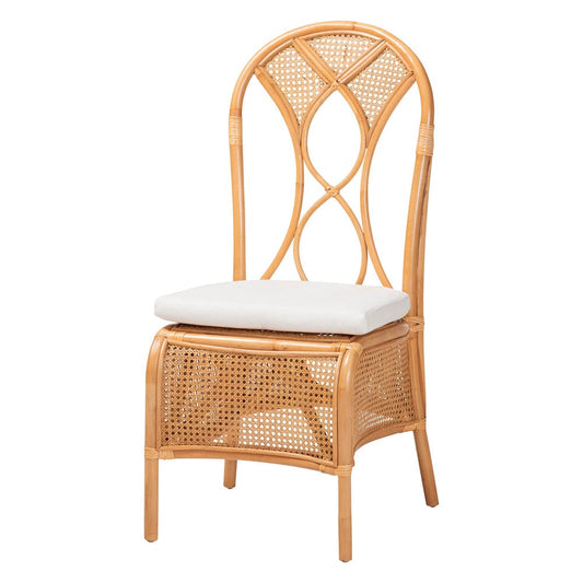 bali & pari - Walker Dining Set in Light Honey - Walker-Light Honey Rattan-5PC Dining Set view 2