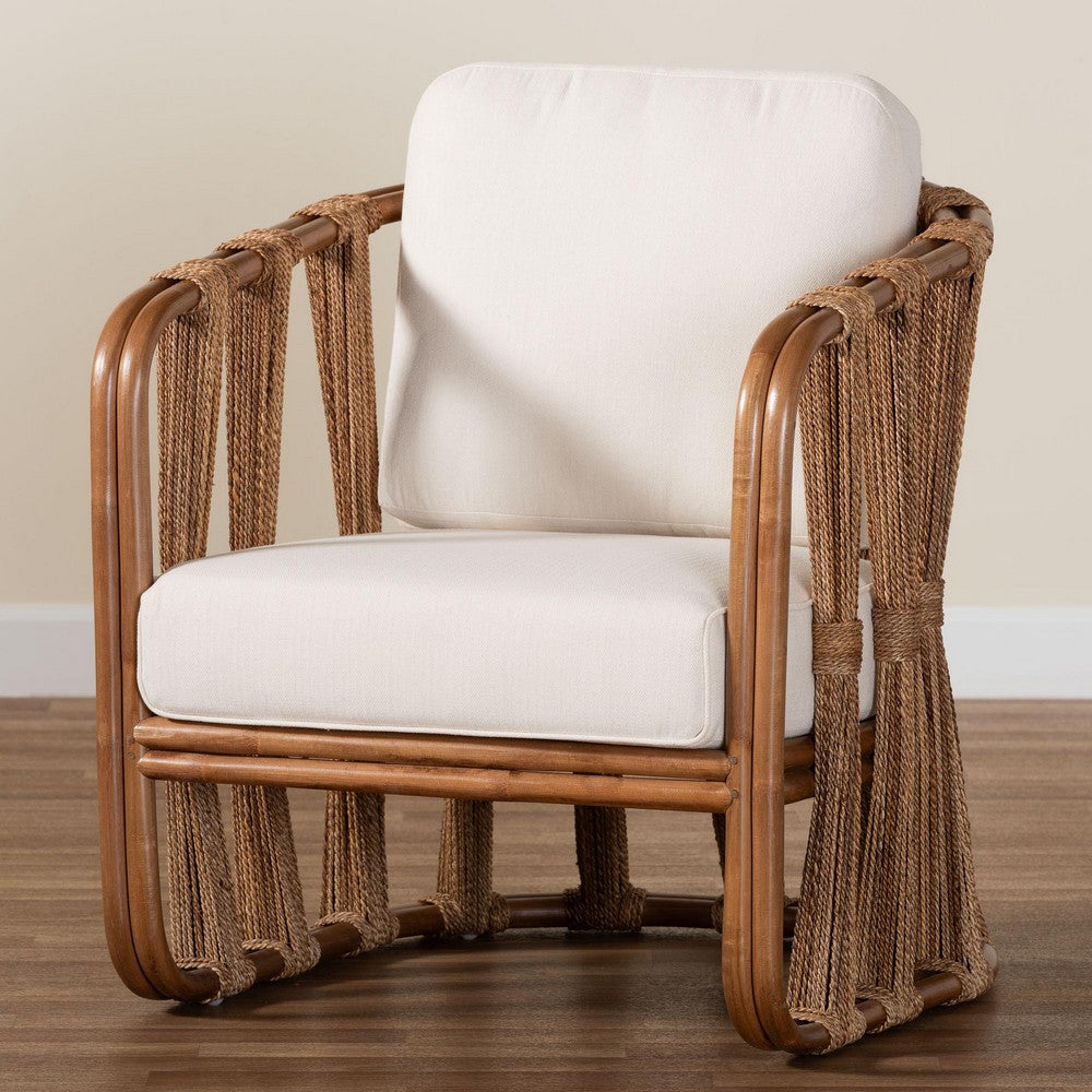 bali & pari - Westham Arm Chair in Brown/Light Brown/White - Westham-Light Brown-CC view 9