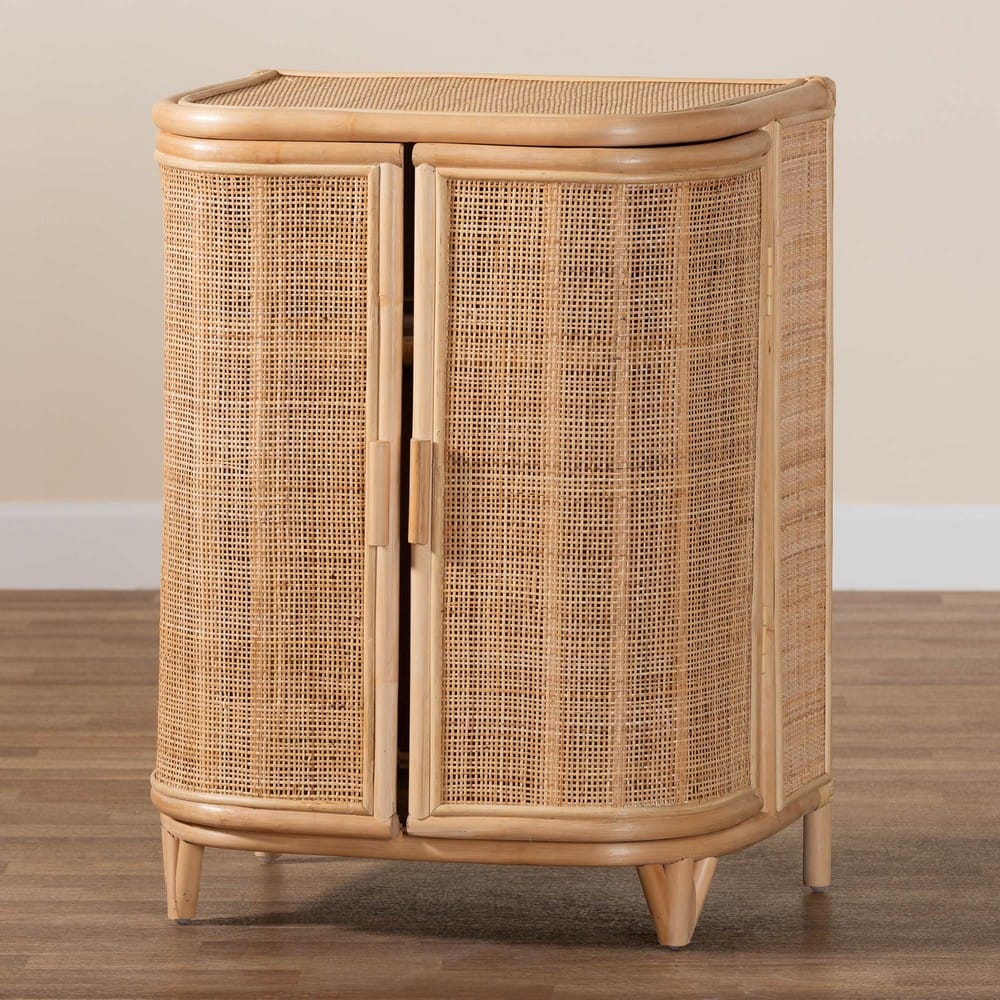 bali & pari - Yanka Storage Cabinet in Natural - WS 017-Natural Rattan-Large-Cabinet view 9